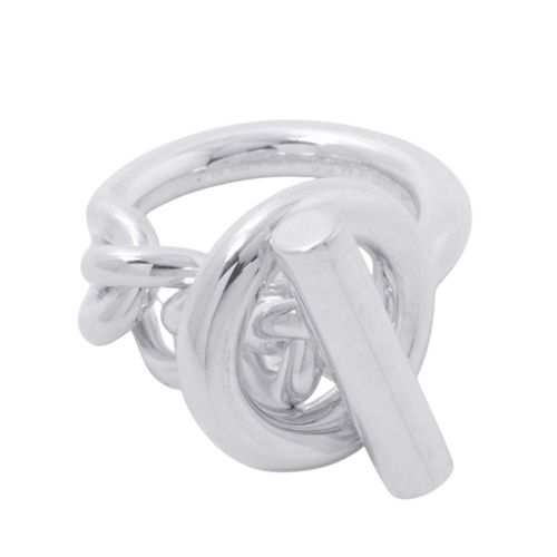 Silver 925 Band Ring (Pre-Owned) - Hermes - Modalova