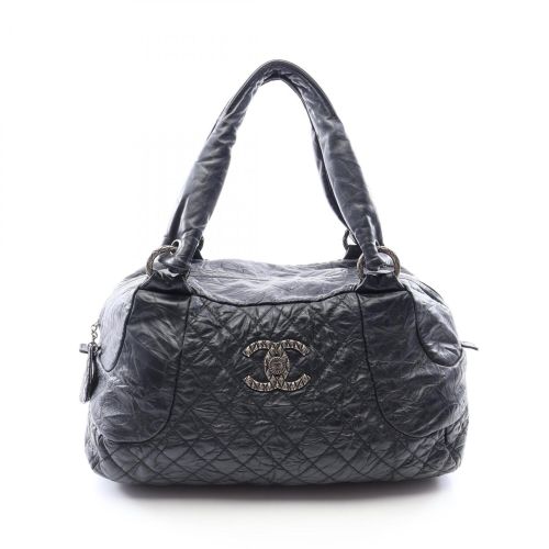 Leather Boston Bag Handbag (Pre-Owned) - Chanel - Modalova