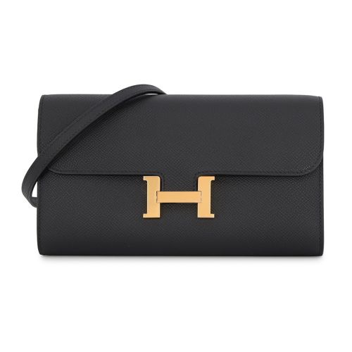Constance Epsom Leather Chain/Shoulder Wallet (Pre-Owned) - Hermes - Modalova