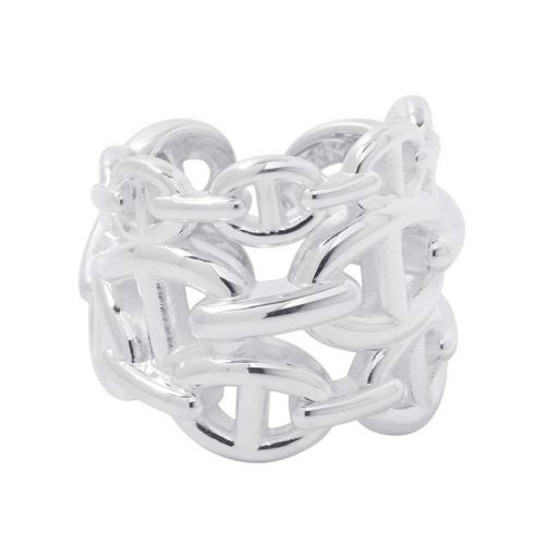 Silver 925 Band Ring (Pre-Owned) - Hermes - Modalova