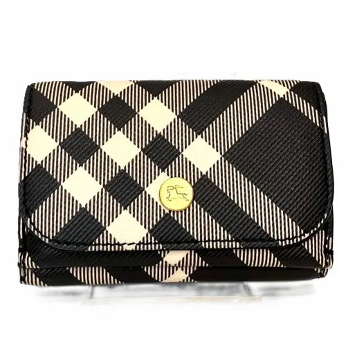 Leather Wallet (Tri-Fold) (Pre-Owned) - Burberry - Modalova