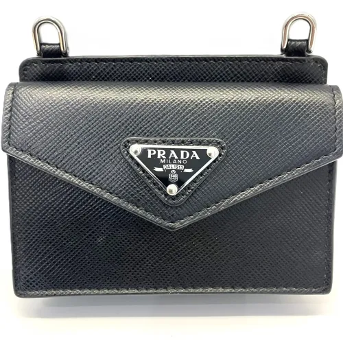 Saffiano Triangle Shoulder Bag (Pre-Owned) - Prada - Modalova