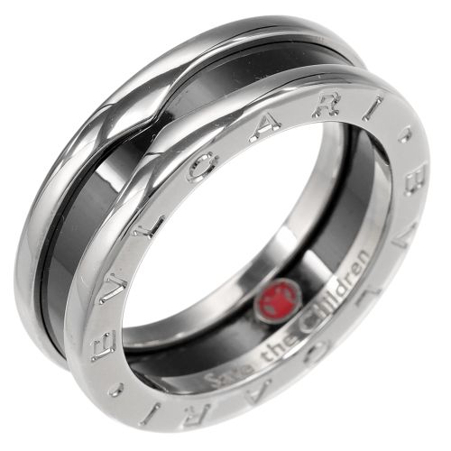 B.Zero1 Ceramic Silver 925 Band Ring (Pre-Owned) - Bvlgari - Modalova