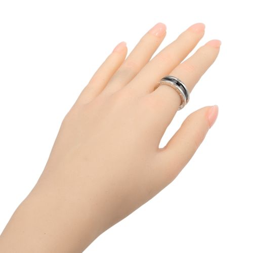 B.Zero1 Ceramic Silver 925 Band Ring (Pre-Owned) - Bvlgari - Modalova