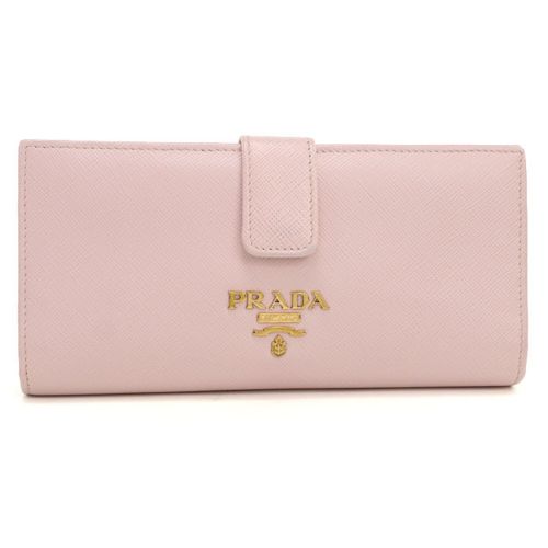 Leather Long Wallet (Bi-Fold) (Pre-Owned) - Prada - Modalova