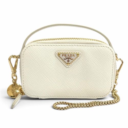 Leather Pouch (Pre-Owned) - Prada - Modalova
