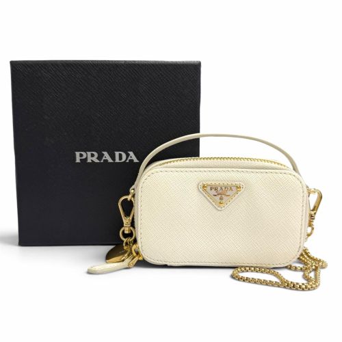 Leather Pouch (Pre-Owned) - Prada - Modalova