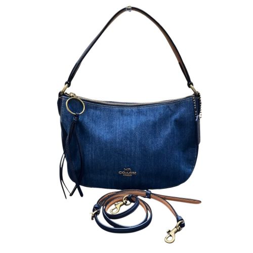 Denim Leather Shoulder Bag (Pre-Owned) - Coach - Modalova