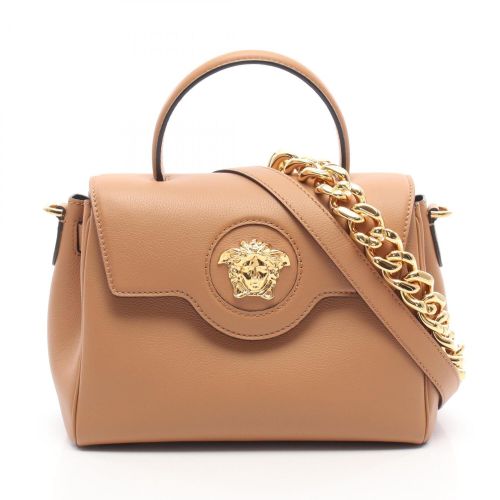 Leather Handbag (Pre-Owned) - Versace - Modalova