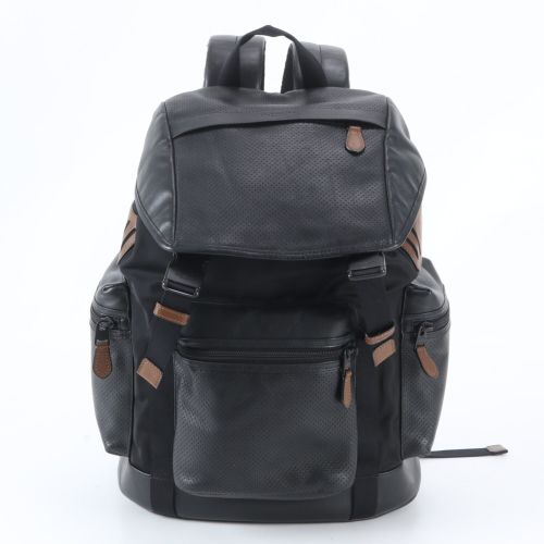 Leather Nylon Backpack Shoulder Bag (Pre-Owned) - Coach - Modalova