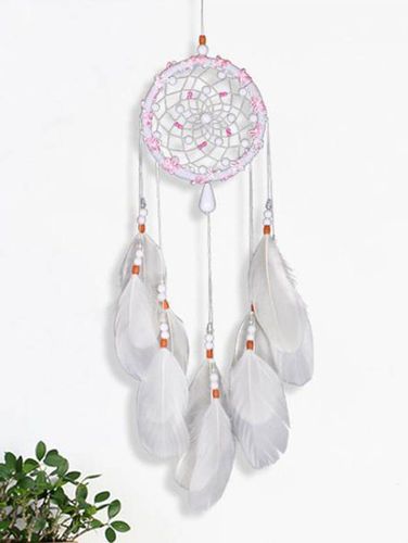 Hanging Feather Beads Round Home Decor Dreamcatcher Fashion Online - DressLily.com - Modalova