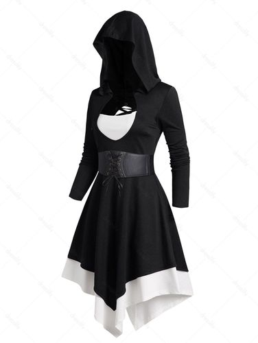 Dresslily 2025 hooded dress