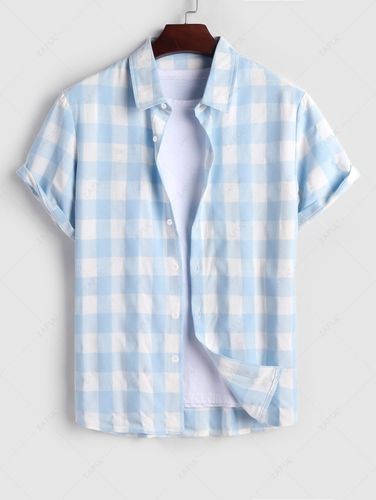 ZAFUL Camisa de Algodón a Cuadros - ZAFUL - Modalova