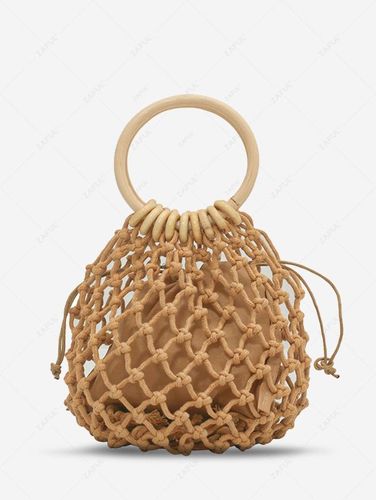 Bolsa Asa de Playa Trenza Hecho a Mano - ZAFUL - Modalova