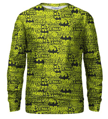 Unisex's Justice League Pattern Sweater S-PC JL010 - Bittersweet Paris - Modalova