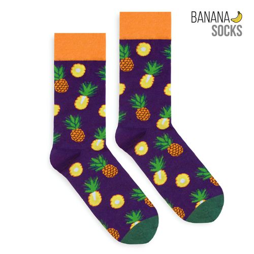 Unisex's Socks Classic Pineapple - Banana Socks - Modalova