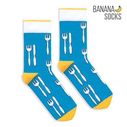 Unisex's Socks Classic Knife And Fork - Banana Socks - Modalova