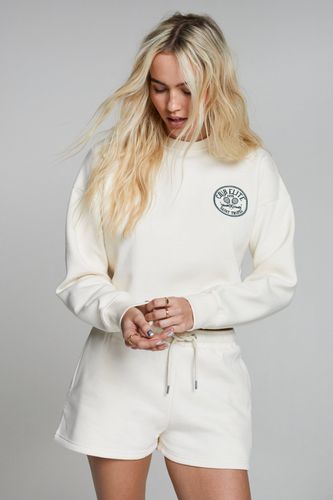 Womens Embroidered Cropped Sweatshirt - - XL - Nasty Gal - Modalova