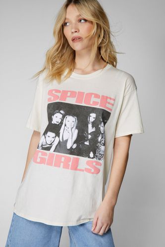 Womens Spice Girls Oversized Graphic Band T-shirt - - S - Nasty Gal - Modalova