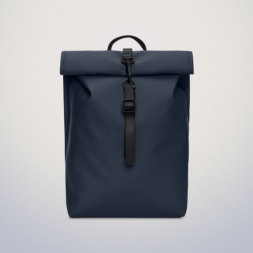 Rains Rolltop Rucksack Mini - Navy - Rains - Modalova