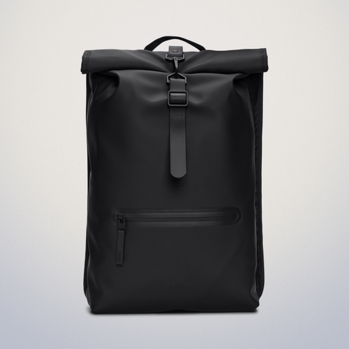 Rains Rolltop Rucksack - Black - Rains - Modalova