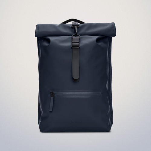 Rains Rolltop Rucksack - Navy - Rains - Modalova