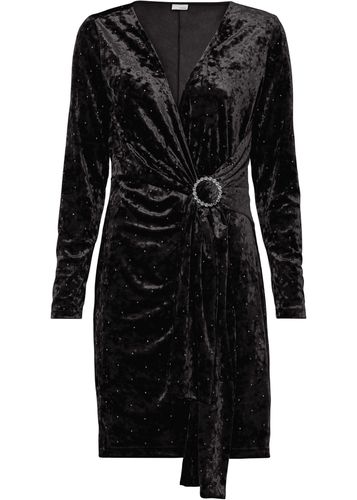 Vestido de terciopelo con strass - BODYFLIRT boutique - Modalova