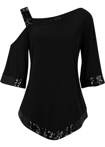 Camiseta túnica con lentejuelas - bpc selection - Modalova
