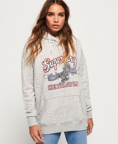 Sudadera de encaje sin cierre y con capucha Western - Superdry - Modalova