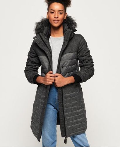 Parka con capucha de tweed Elements - Superdry - Modalova