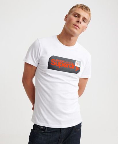 Camiseta con etiqueta y logotipo Core - Superdry - Modalova