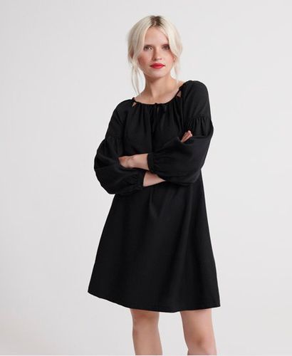 Women's Arizona Peek A Boo Dress Black - Size: 6 - Superdry - Modalova