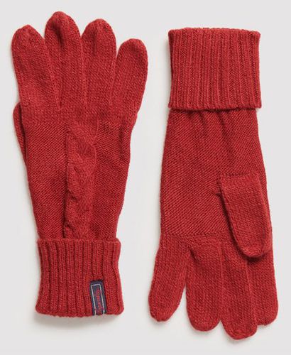 Lannah Handschuhe mit Zopfmuster - Superdry - Modalova
