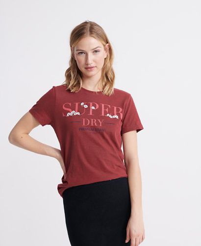 Camiseta con bordado floral Serif - Superdry - Modalova