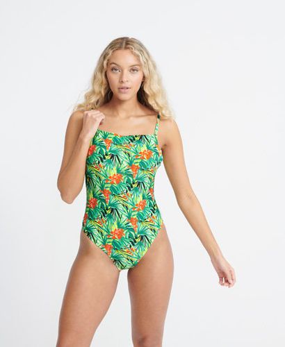 Women's Neo Tropic Badeanzug mit Eckigem Ausschnitt - Größe: 34 - Superdry - Modalova