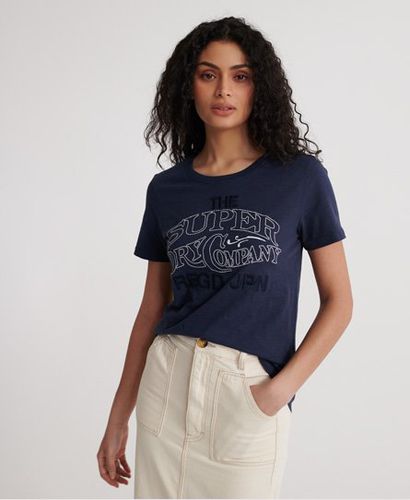 Workwear T-Shirt mit Kettenstich und Stickerei - Superdry - Modalova