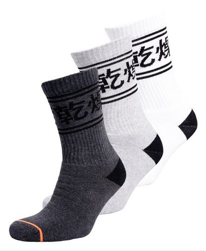 Pack de tres pares de calcetines Trophy en algodón orgánico - Superdry - Modalova