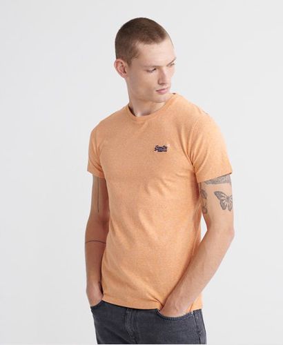 Vintage T-Shirt aus Bio-Baumwolle mit Stickerei aus der Orange L - Superdry - Modalova