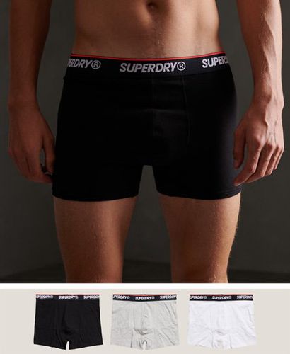 Pack de 3 calzoncillos bóxer clásicos de algodón orgánico - Superdry - Modalova