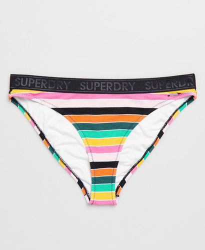 Women's Women's Stripe Bikini Bottoms Multiple Colours / Stripe - Size: 12 Black/Pink/White / Stripe - Superdry - Modalova