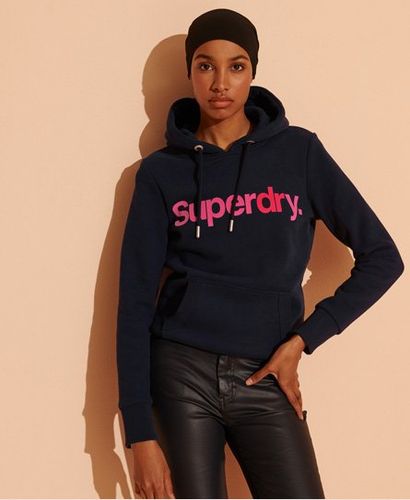 Sudadera afelpada con capucha y logo Core - Superdry - Modalova