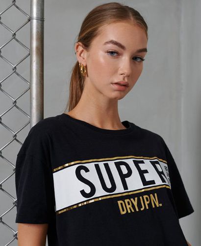Superdry T-Shirt mit Einsatz - Superdry - Modalova