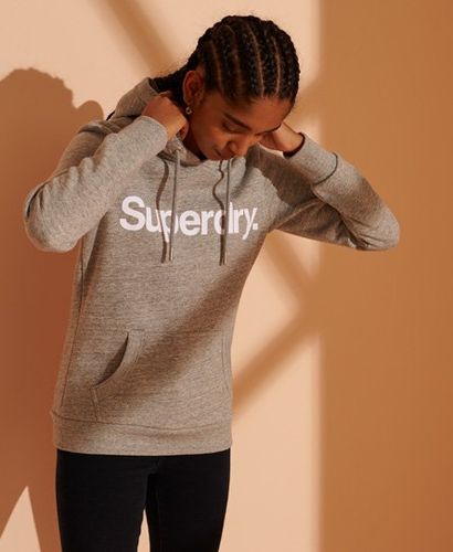 Sudadera afelpada con capucha y logo Core - Superdry - Modalova
