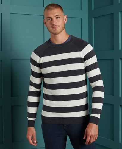 Jersey de algodón a rayas con cuello redondo de la colección Ora - Superdry - Modalova