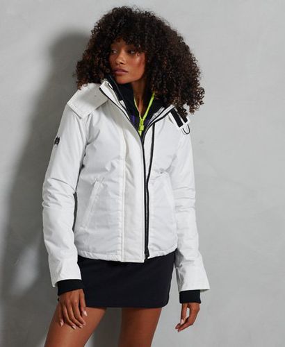 Ladies Microfibre Arctic SD-Windcheater Jacket, Cream, Size: 16 - Superdry - Modalova