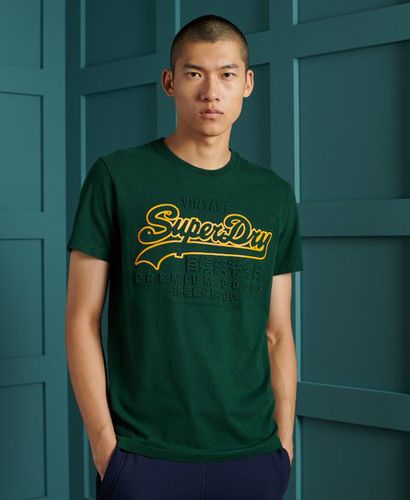 Camiseta con logo Vintage en relieve - Superdry - Modalova