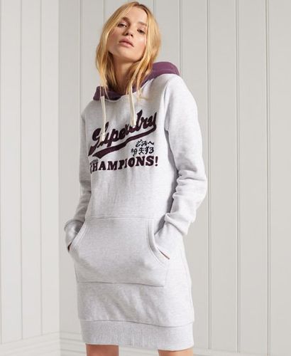 Vestido en tejido sudadera Collegiate Varsity - Superdry - Modalova
