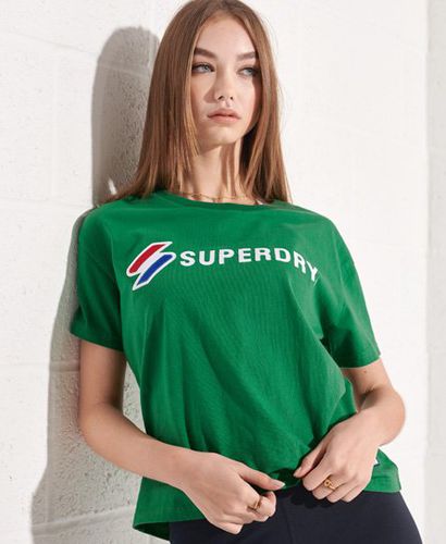 Camiseta gráfica de corte cuadrado Sportstyle - Superdry - Modalova