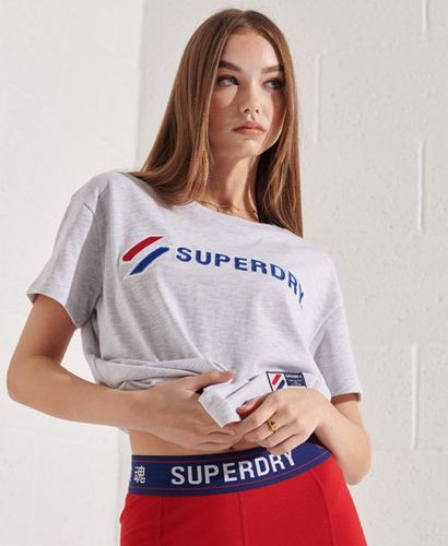 Camiseta gráfica de corte cuadrado Sportstyle - Superdry - Modalova