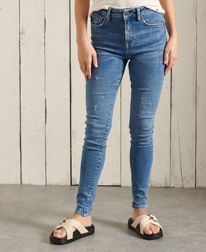 Damen Skinny Jeans mit Hohem Bund - Größe: 30/32 - Superdry - Modalova